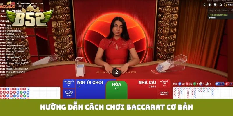 Cách Chơi Baccarat - Nắm Trọn Phương Pháp Cược Siêu Chuẩn Hướng dẫn cách chơi Baccarat cơ bản