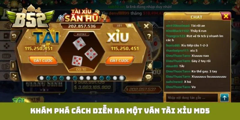 Tài Xỉu MD5 - Thuật Toán Mã Hóa Minh Bạch Cuộc Chơi Khám phá cách diễn ra một ván Tài xỉu MD5